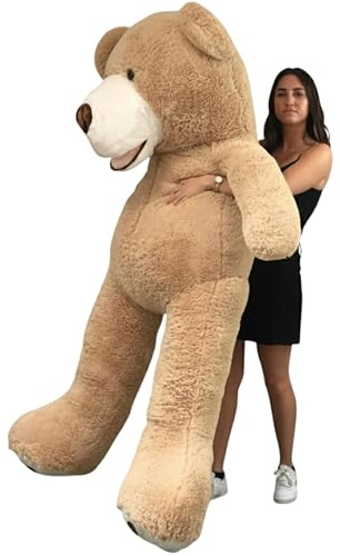 bananair - Riesen Teddy groß 200 cm, in Frankreich Hergestellt, CE-Zertifizierung, Sehr Weich und Flauschig, Teddybär XXL für Geburtstage und andere Feiern