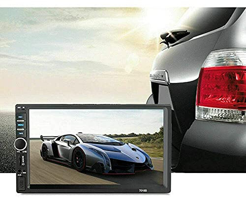 Car Audio 2 din 7 touchscreen per auto Lettore MP5, monitor, Bluetooth, Android Auto, lettore MP3, porta USB, ingresso Aux, autoradio FM