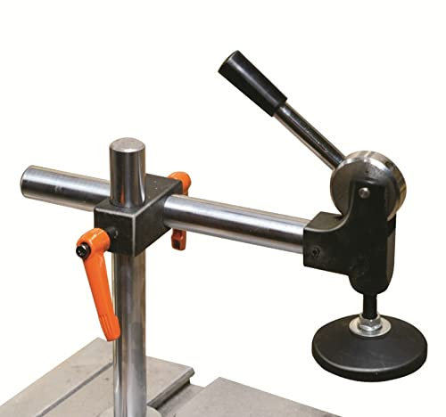 VIGAN Adjustable Horizontal Toggle Clamps, Clamp Hold Down, Woodworking, Precision Table, Panel Saw, DIY Tool, Silver, 29CM X 24CM (11.4 X 9.44)