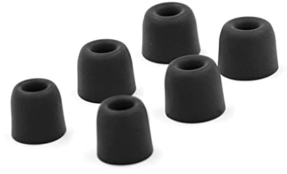 Ailan 3 pares de auriculares KZ, almohadillas para los oídos, almohadillas para los oídos, tapones para los oídos, repuesto, Negro