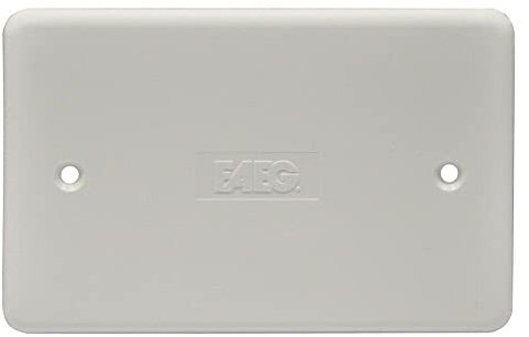 Coperchio rettangolare per scatola da incasso 503 504 506 507 bianco con viti cassetta 3 4 6 7 moduli (503-3 Moduli)