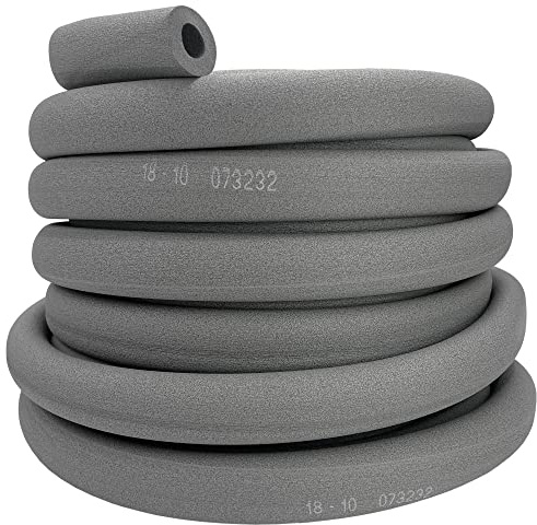 33 m Rohrisolierung (VPE-Rollenware) GEG 50% INSUL-TUBE H-PLUS *GRAU Isolierschlauch Heizung Sanitär Kautschuk Isolierung Made in EU (15 x 10 (11) mm (Rohr Ø x Isolierstärke)