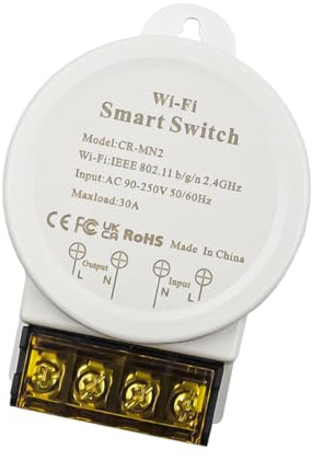 DollaTek Wifi Relay 30A Smart Switch with Energy Monitor Remote Control Timing Compatible with Echo and Home Smart Life Tuya