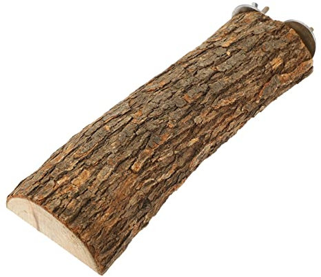 GREENADSCAPE Natürliche Vogelplattform Aus Holz Für Papagei Spielzeug Bodenstandort Für Vogelbedarf Ruheplattform Im Käfig