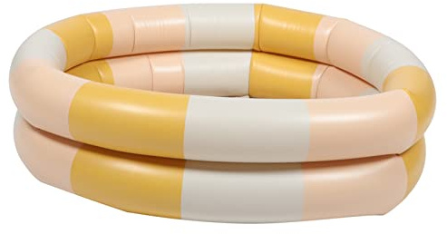 Milisten Piscine Gonflable Ronde pour Bébé Pataugeoire en PVC Accessoires de Natation pour Garçon et Filles Piscine pour Tout-Petits Facile à Transporter pour