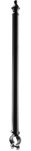 VEVOR Chain Link Fence Extensions, 9 Packs 27.4 Extension Height, Galvanized Post Extender for 1.3 to 1.5 Top of Fence, U Bracket, Barbed Wire Extend Arm for Privacy, Prevent Dogs Jumping Out