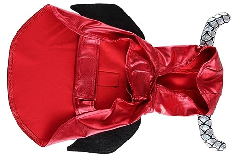 ibasenice Halloween Hundekostüm Halloween Hundebekleidung für Kleine Hunde Cosplay Haustier Outfit für Party und Festival Bequem Hautfreundlich Langlebig für Winterspaziergänge und
