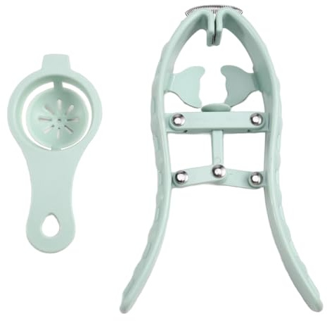 Harewtwy Simple Automatic Egg Opener with Cracker and Separator, Innovative Kitchen Gadget for Egg Shell Cutting
