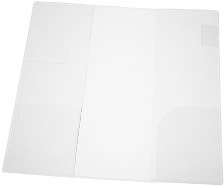 LOORGVEL PVC Buchhülle Transparent Satinierter Buchumschlag Schutzhülle Passend für Hoboweeks Planer Notizbuch Hardcover Schutzumschlag Elegant Strapazierfähig Alltagsschutz