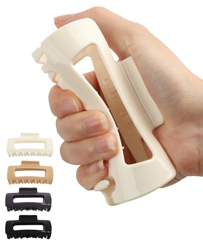 lulir Haarklammer 11cm 4PC, Haarspangen Damen,Haarspangen Damen Dünnes Haar