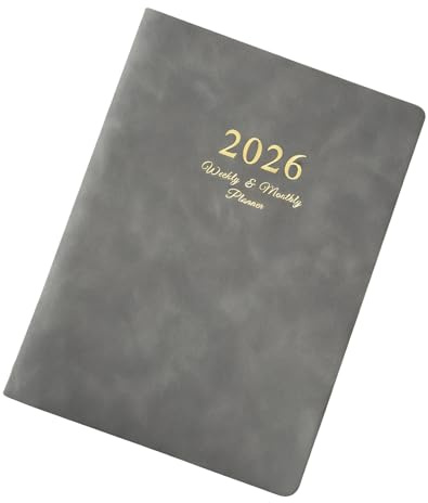 Planificador Semanal Recargable 2026 Con Carpeta De 6 Anillos Y Cuaderno Escritura Creativa Con Páginas Fechadas