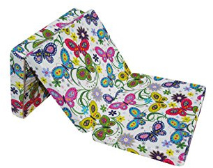 Natalia Spzoo Faltmatratze Klappmatratze 198 x 80 x10 cm Bunt (Garden-70% Cotton 30% Polyester.)