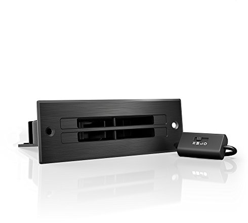 AC Infinity AIRPLATE S2, 15cm sistema de ventilador de refrigeración silencioso de con control de velocidad, para gabinetes AV de cine en casa