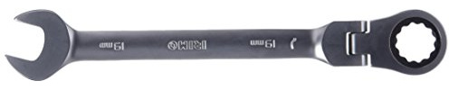 Llave combinada con carraca articulada, 19mm