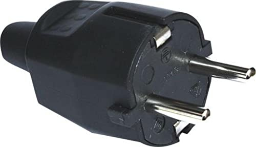 Silver Electronics 9230 Clavija macho, Negro