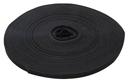 Klettband auf Rolle schwarz 13mm breit x 25m Länge
