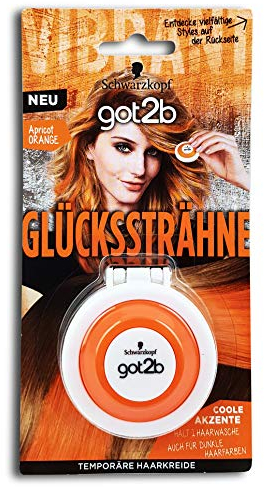 SCHWARZKOPF GOT2B Glückssträhne Apricot Orange, 1er Pack (1 x 3,5 g)