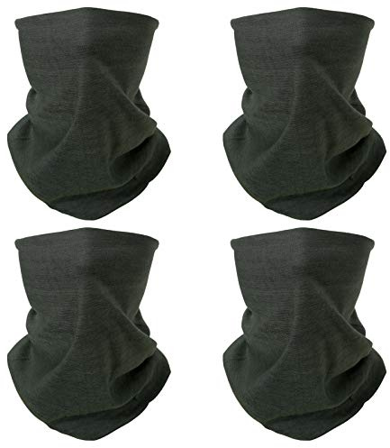 SMEHCF 4 bandeau multifonctionnel Bandana cagoule demi-couverture masque écharpe de cou pour moto vélo randonnée pêche