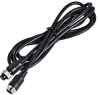sourcing map Video Aviation Kabel 4-poliges 6,56FT 2M Verlängerungskabel von Stecker zu Buchse