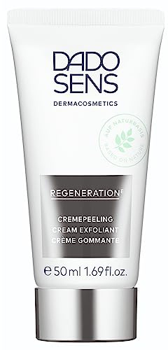 DADO SENS Regeneration E Cream Peeling, 50 ml, moisturising and nourishing skin in need of regeneration, with jojoba wax balls