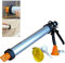 Heavy Duty Professional Mortar & Grouting Kit Gun Set Wall Floor Cement Brick Tile Pointing Applicator Tool with Nozzles & Plunger