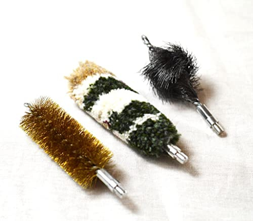 ARMERIAONLINE SINCE 1999 Kit Pulizia di Scovoli Calibro 12 7,65 4,5 9x21 Armi Corte e cal a Salve 9mm CALIBRO : 12