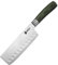 HexClad Nakiri - Cuchillo de acero inoxidable de Damasco japonés de 6.5 pulgadas, construcción de espiga completa, mango de madera de Pakkawood
