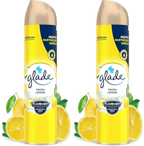 Glade Lufterfrischer Spray, Zitrone, 300 ml (Packung mit 2)