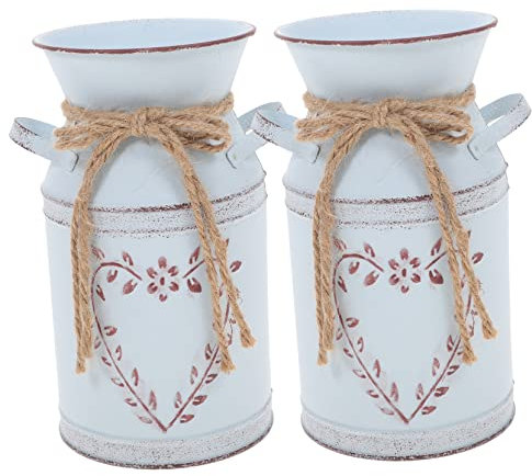 PRETYZOOM 2stücke Herz-Muster Blumenvase Eleganter Pflanzentopf Für Stilvolle Tischdekoration Für Frische Blumen Grünpflanzen Und Kunstblumen