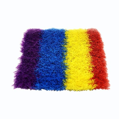XLIHAWY Farbiger Synthetischer Kunstrasenrasen, Mehrzweck-Kunstrasen Drinnen Draußen Synthetischer Rasenteppich Kunstgraslandschaft Für Terrasse Garten (Farbe : 1.18in, Größe : 2x1.2m/78.74x47.24in