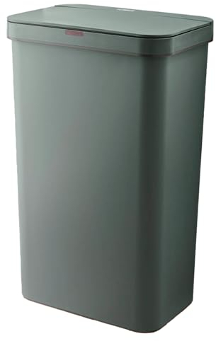 Tower T838005FG Rectangular ABS Sensor Bin with Bin Liner Retainer Ring, 50L, Forest Green