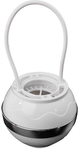 Hsthe Sea Bath Ball Filtro Vasca da Bagno Filtro Rubinetto Acqua Portatile Viaggio Sensibile Capelli Pelle Sostituibile Acqua Dura Cloro Purificatore (1x Set Filtro Palla da Bagno)
