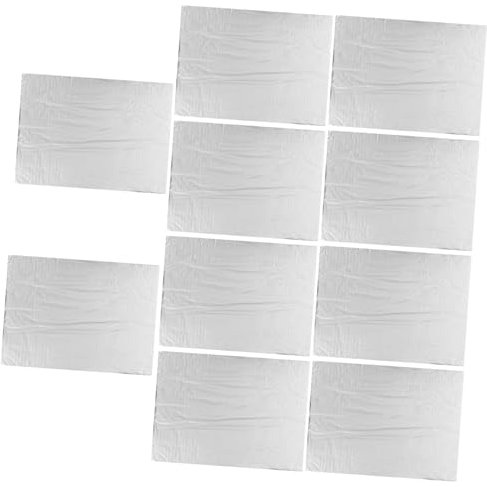 JECOMPRIS 10 Pièces Tapis D'Isolation Phonique Ignifuge De Voiture Couverture D'Unité Centrale D'Air Rouleau De Mousse Tapis De Machine À Laver Piscine Rv Ruban De Toit Couverture