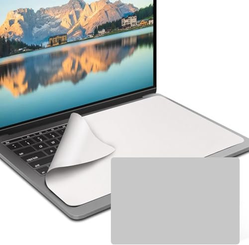 GXGM Protection Clavier Ordinateur Portable, Protection contre les empreintes de clavier Doublure en microfibre et chiffon de nettoyage 13 MacBooks, 1 pièce
