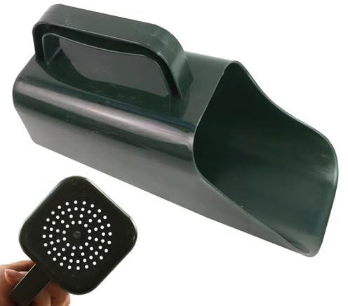 Cucchiaio per secchio, Cucchiaio da giardino - Pale da giardinaggio con manico,Pala da terra, utensili manuali per piante da giardino per trasportare terra, scavare terra