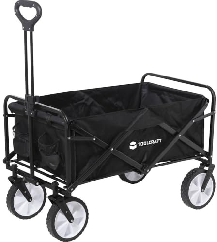 TOOLCRAFT TO-9626610 Handwagen Stahl, PP, Traglast (max.): 80 kg
