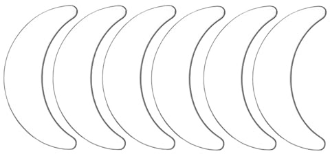 Miaija 6Pcs Silicone Occhio Rughe Pad Riutilizzabili Sotto Occhi Patch Anti Invecchiamento Chiaro Eye Patch per la Pelle Degli Occhi Gonfiore Accessori per la