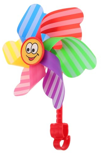 KICHOUSE Cute Plastic Windmill Toy for Boys and Girls Bike Accessories Decorations Windmill for Pram