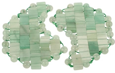 minkissy Jade Eye Aufkleber entspannende Augenmaske Augenmasken wiederverwendbare Augenmaske coole augenmaske augenmassage maske Augenmaske zur Linderung von Schwellungen Gesichtsmaske Grün