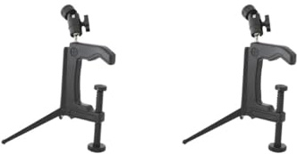 Juego de 2 abrazaderas de trípode con abrazadera en C incluidas para videocámaras y videocámaras DSLR