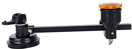 KIMISS Kreisförmiger Glasschneider mit Saugnapf – 40 Cm Aluminiumlegierung, Verstellbares Zirkelwerkzeug Zum Schneiden von Glas und Fliesen, Präzisionsschneiden Bis zu 40 Cm Durchmesser