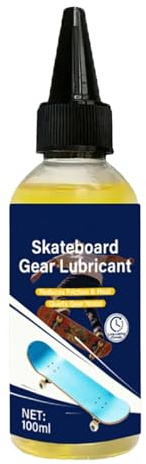 Skateboard Bearing Lubrication - 100ml Smooth Portable Bearing Oil, High Performance Lubricant for Skateboard Roller Skates Scooters Fingerboard, Friction Reducing Maintenance Oil for Park Yard Use