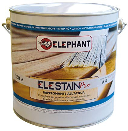 Ele Stain Pro Lasure pour bois à l'eau (Blanc) 2,5 l