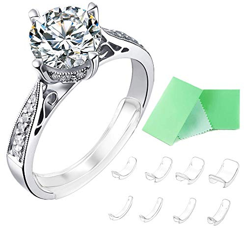 Unsichtbarer Ringgrößenversteller für lose Ringe, Ringgrößenversteller passend für alle Ringe, verschiedene Größen