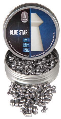 iHunter BSA BLUE STAR HEAVY Domed .22/5.5mm Air gun Pellets (250ct)