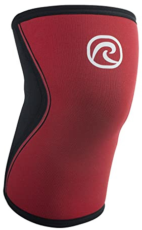 Rehband Kniebandage Kraftsport, Kniestütze für Cross Fit & schweres Training, Knee Sleeve aus 5 mm Neopren, in vielen Farben & Größen, Unisex