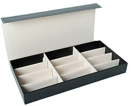 Eyeglass Storage Rack 12 Grid Sunglasses Storage Box Storage Box Glasses Display Cabinet Bracket Bracket Glasses Box Sunglasses Box Eyeglass Organizer Display Rack (Color : Brass)