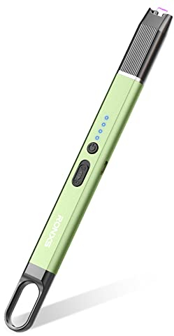 RONXS Electric Lighter - Windproof Flameless Arc USB Candle Lighter with Hanging Hook for Candle BBQ Camping