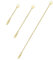 Necklace Extenders for Women, 18K Gold Plated Adjustable Chain Extension with Lobster Clasp – 3PCS Jewelry Extenders for Necklaces, Bracelets, Anklets, DIY Making (2 4 6)