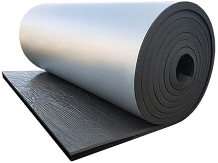 Schalldämmender Schaumstoff, thermische schalldichte Baumwollschicht, Schalldämmung for Autos, selbstklebende Geräuschreduzierungsmatte aus Aluminiumfolie, ideal for Dächer, Wände, Wohnmobile, Winterg